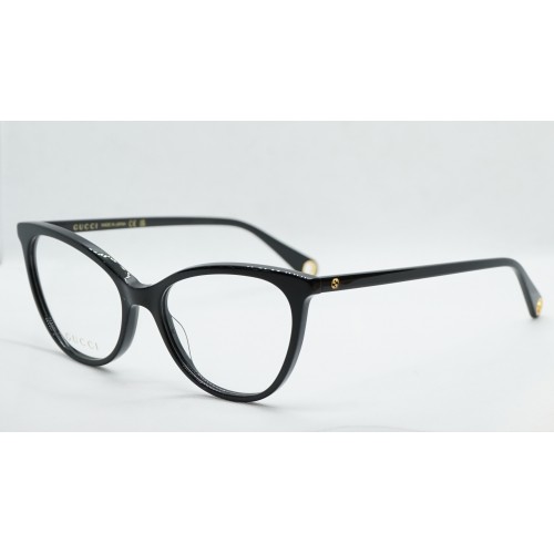 Gucci Oprawa okularowa damska GG1079O 001 - czarny