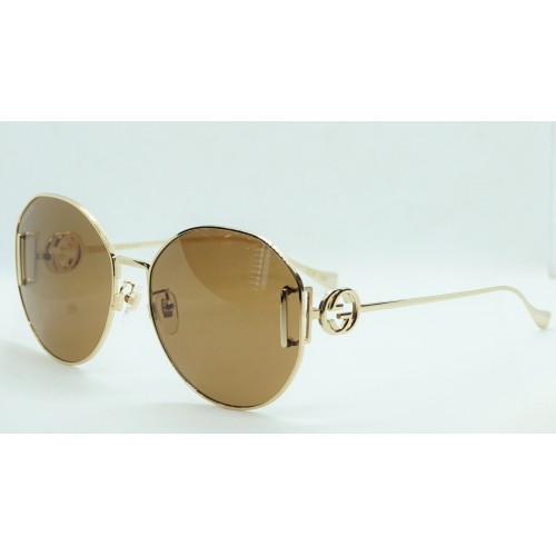 Gucci Okulary przeciwsłoneczne damskie GG1206SA - złoty, filtr UV400