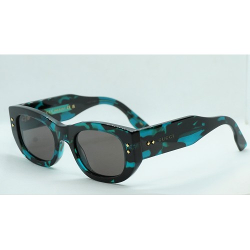 Gucci Okulary przeciwsłoneczne damskie GG1215S 001 - czarny, niebieski, filtr UV400