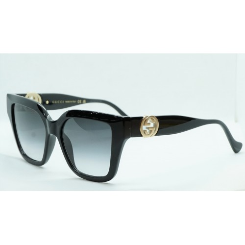Gucci Okulary przeciwsłoneczne damskie GG1023S 008 - czarny, filtr UV400