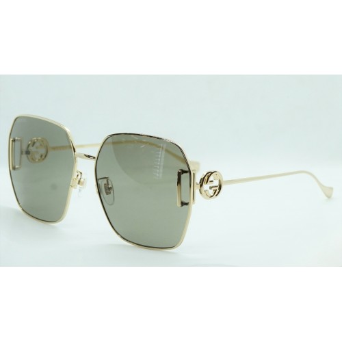 Gucci Okulary przeciwsłoneczne damskie GG1207SA 005 - złoty, filtr UV400