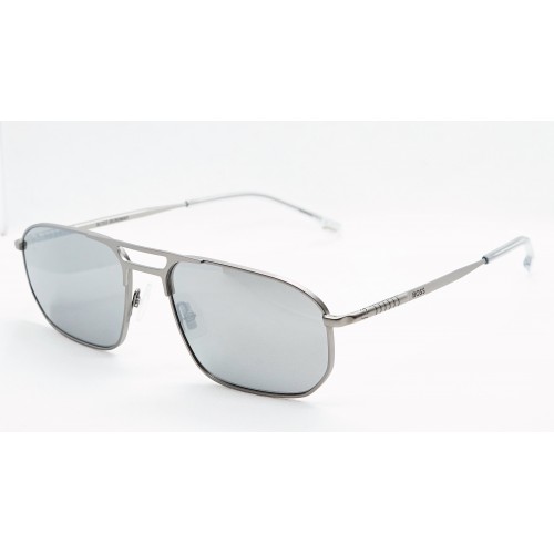 Hugo BOSS Okulary przeciwsłoneczne męskie 1446/S R8 - srebrny, filtr UV 400