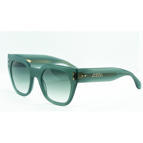 Isabel Marant okulary przeciwsłoneczne damskie IM0158/S 1ED - zielony, filtr UV 400