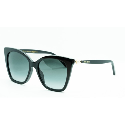 Jimmy Choo Okulary przeciwsłoneczne damskie RUA/G/S - czarny, filtr UV 400