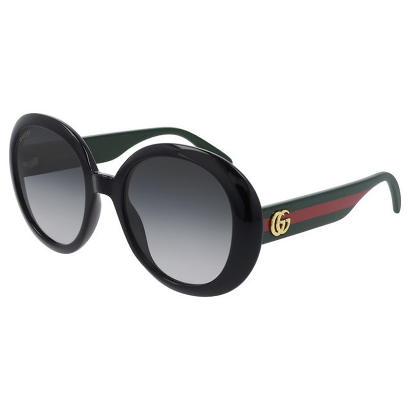 toespraak Brullen doen alsof Gucci Okulary przeciwsłoneczne damskie Gucci GG0712S 001 - czarny, zielony,  czerwony, filtr UV400 - New-Optica Salon Optyczny