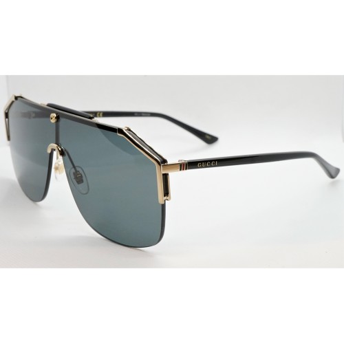 Gucci Okulary przeciwsłoneczne unisex GG0291S 001 - czarny, złoty, filtr UV400