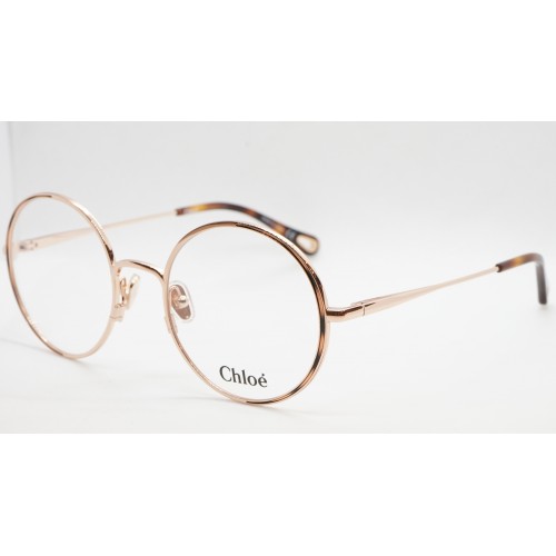Chloe Oprawa okularowa damska CH0040O 002 - różowe złoto, brązowy