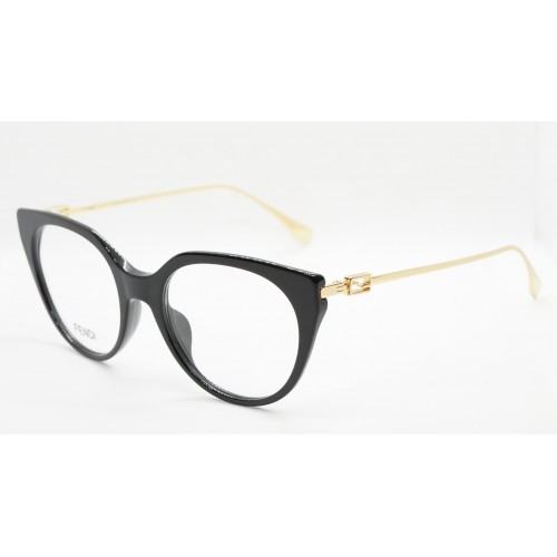 Fendi Oprawa okularowa damska FE50010I 001 - czarny, złoty