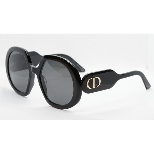 DIOR Okulary przeciwsłoneczne damskie DiorBobby R1U 10A0 - czarny, filtr UV 400