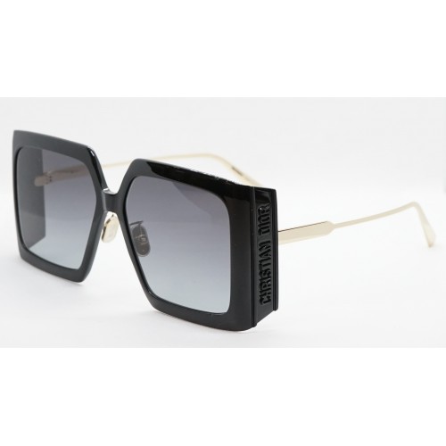 DIOR Okulary przeciwsłoneczne damskie DiorSolar S2U 10A1 - czarny, złoty , filtr UV400