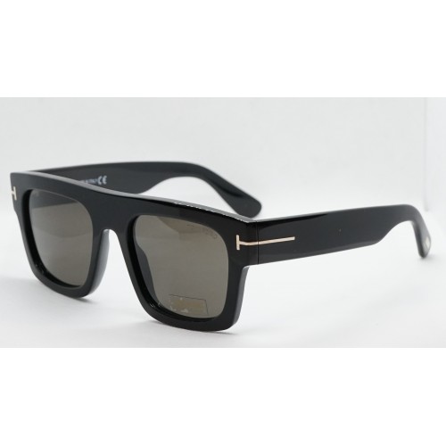 Tom Ford Okulary przeciwsłoneczne męskie Fausto TF711 01A - czarny