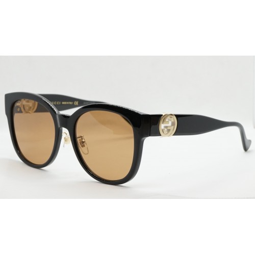 Gucci Okulary przeciwsłoneczne damskie GG1028SK 004 - czarny, filtr UV400