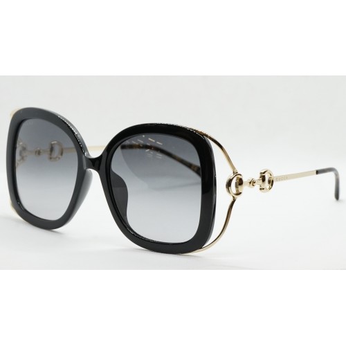 Gucci Okulary przeciwsłoneczne damskie GG1021S 002 - czarny, filtr UV400