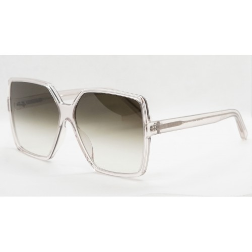 Yves Saint Laurent Okulary przeciwsłoneczne damskie SL 232 BETTY 005 - transparentny, filtr UV 400