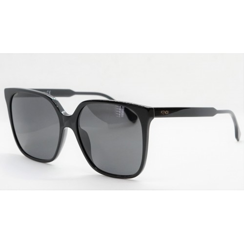 Fendi Okulary przeciwsłoneczne damskie FE40030I 01A - czarny, filtr UV 400