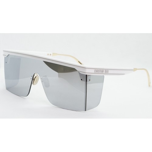 DIOR Okulary przeciwsłoneczne unisex DiorClub M1U 51A4 - biały, filtr UV400