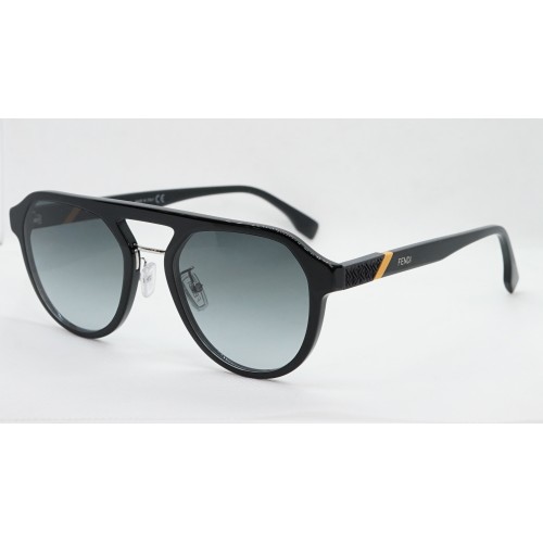 Fendi Okulary przeciwsłoneczne damskie FE40003U 01B - czarny, filtr UV 400