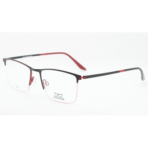 New-Optica Oprawa okularowa męska 4585-2 - czarny, czerwony