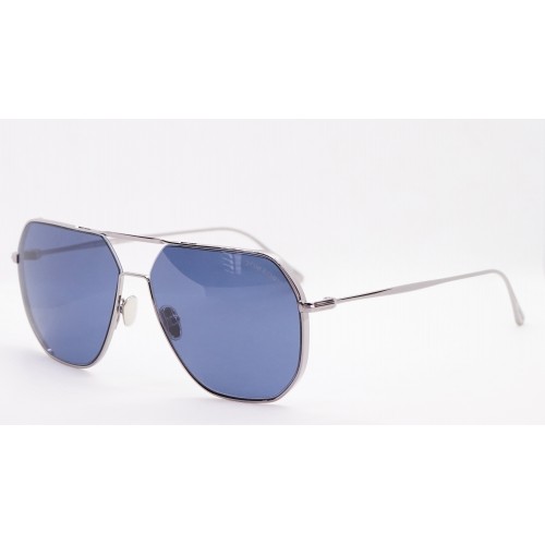 Tom Ford Okulary przeciwsłoneczne unisex FT0852/S 14V - stalowy, niebieski, filtr UV400