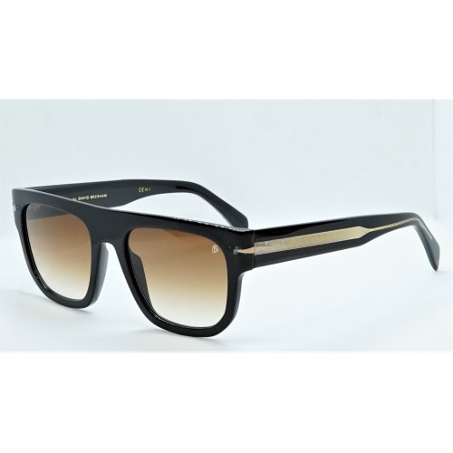 David Beckham Okulary przeciwsłoneczne męskie DB7044/S 2M2HA - czarny, brązowy, filtr UV 400
