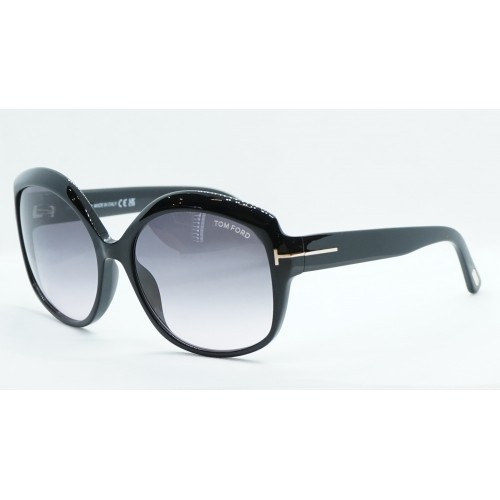 Tom Ford Okulary przeciwsłoneczne damskie FT0919/S 01B - czarny, filtr UV 400