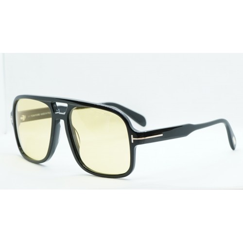 Tom Ford Okulary przeciwsłoneczne unisex TF884 01E - czarny, filtr UV400