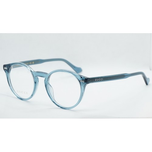 Gucci Oprawa okularowa unisex GG0738O 008 - niebieski