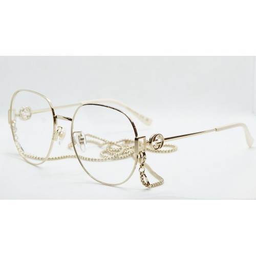 Gucci Oprawa okularowa damska GG1208O 002 - złoty