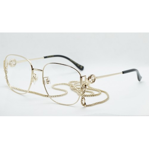 Gucci Oprawa okularowa unisex GG1209O 001 - złoty