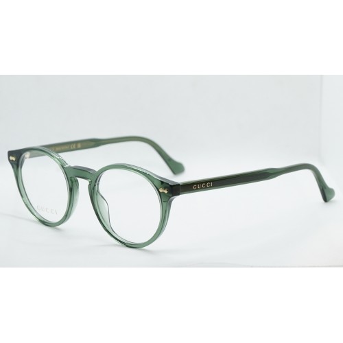 Gucci Oprawa okularowa unisex GG0738O 007 - zielony